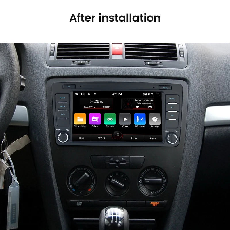 8" Android 15 Car Radio For Skoda Octavia 2 A5 2004-2013 GPS Navigation Multimedia Player | AUTOKITSHOP