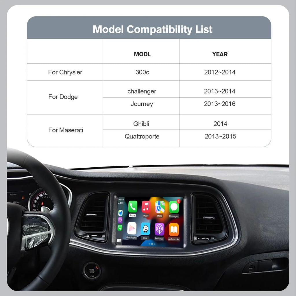 REEIO New Wireless carplay android auto for Maserati Ghibli chaimman Multimedia Accessorie