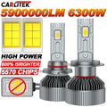 6300W 5900000LM H4 H7 LED Headlight Bulbs Canbus H1 H8 H11 9005 9006 9012 HB3 HB4 9970CSP