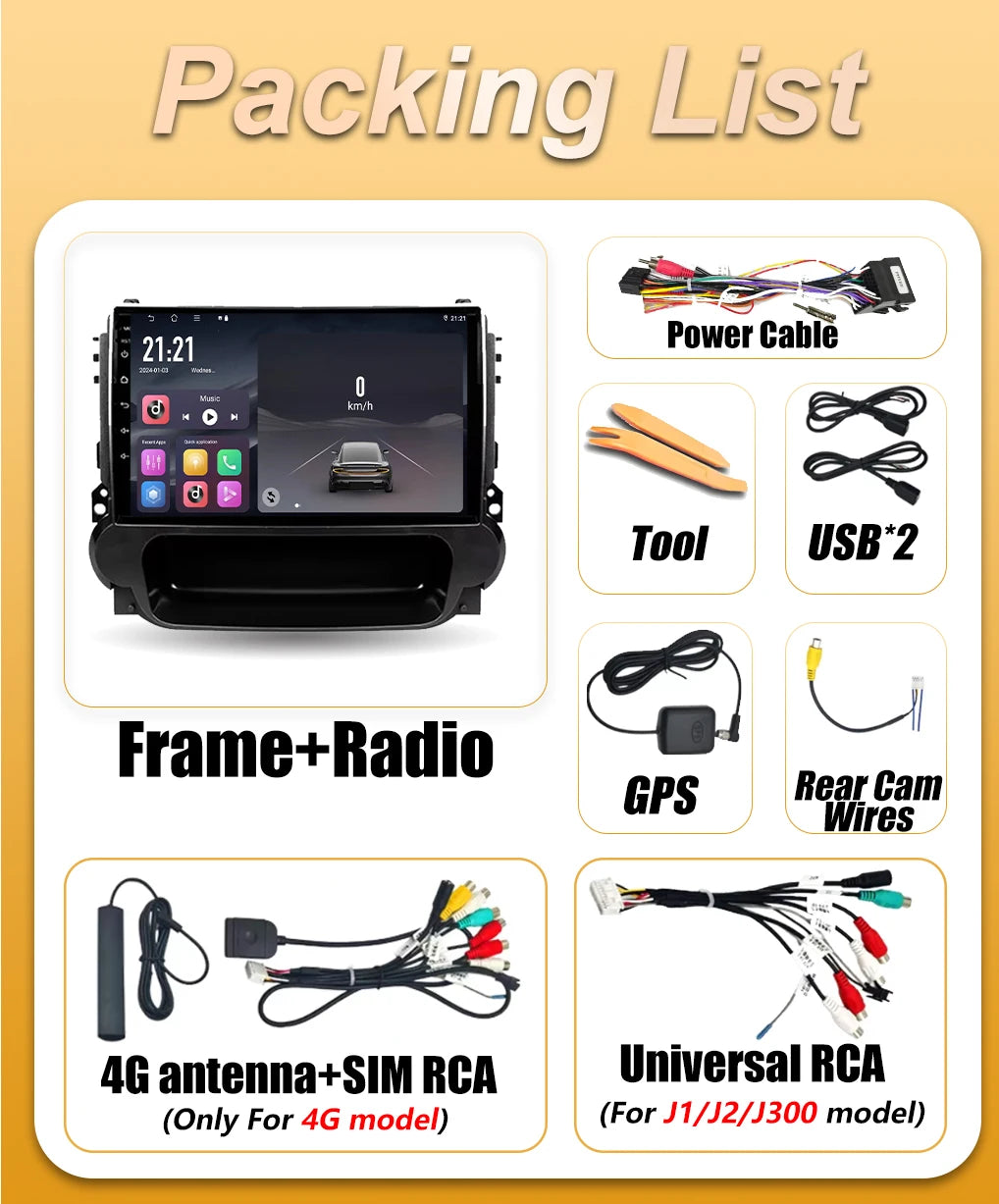 Android 16 Auto Car Radio For Chevrolet Malibu XL 2012 2013 2014 2015 Carplay Multimedia V | AUTOKITSHOP