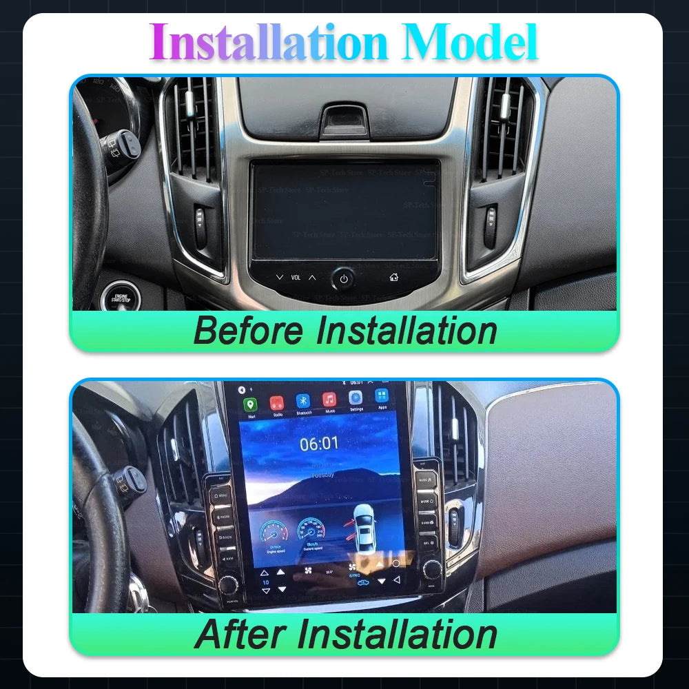 Android 16 Car Radio For Chevrolet Cruze J300 J308 2012 - 2015 Multimedia Video Player Gps | AUTOKITSHOP