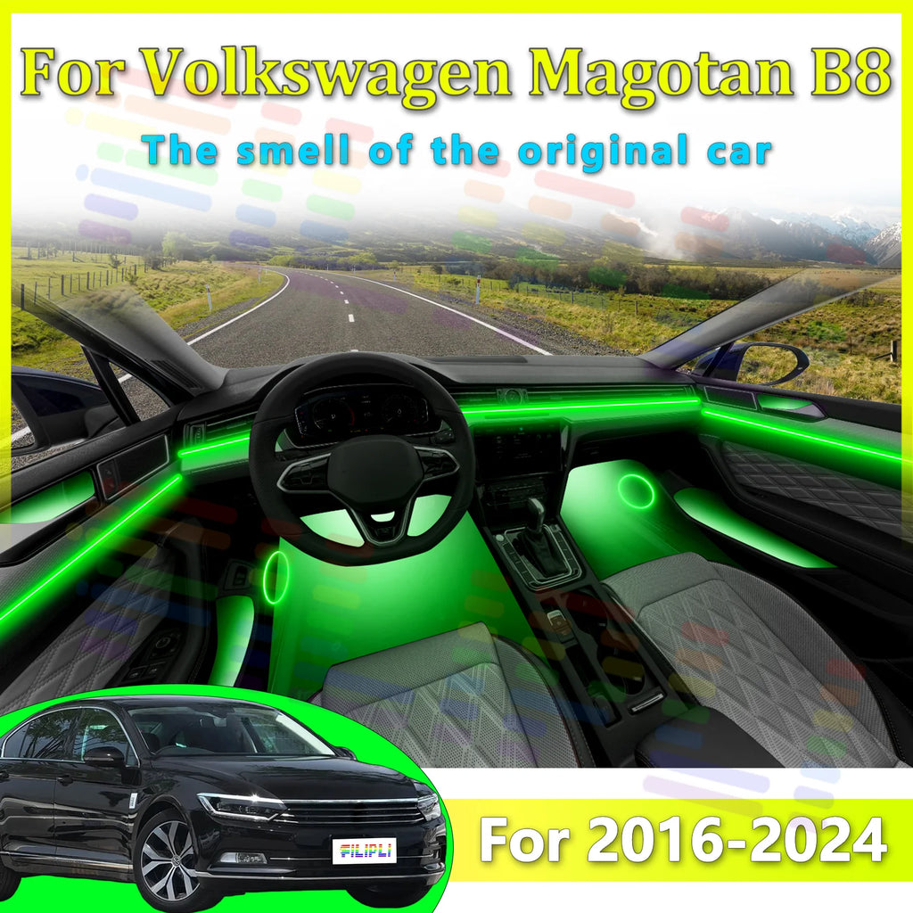 RGB - Ambient Light - for VW B8 - App Control - Car Interior Lighting | AUTOKITSHOP