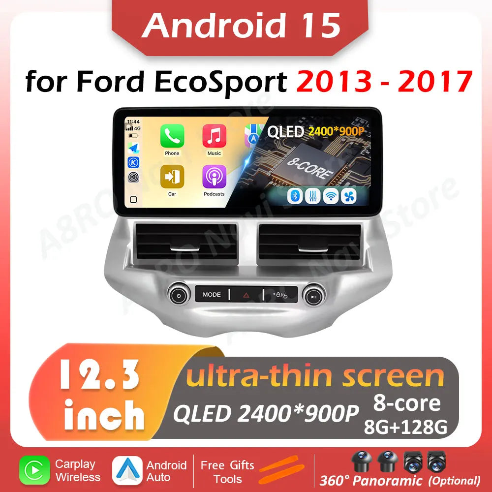 Car Multimedia Video Player Android for Ford EcoSport 2013 2014 - 2017 Bluetooth Ultra-thi | AUTOKITSHOP