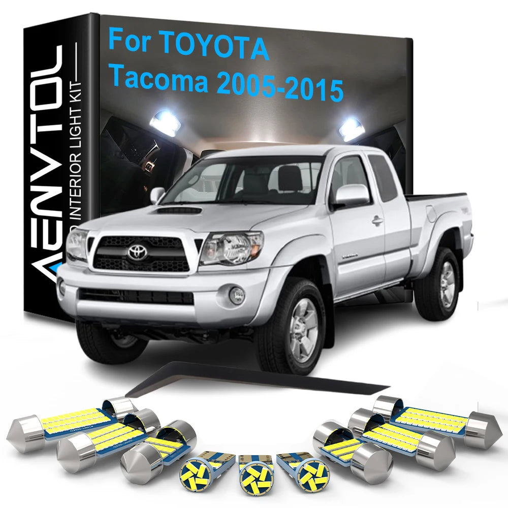 10-Piece LED Interior Light Kit for Toyota Tacoma - Canbus Error-Free Bulbs | AUTOKITSHOP