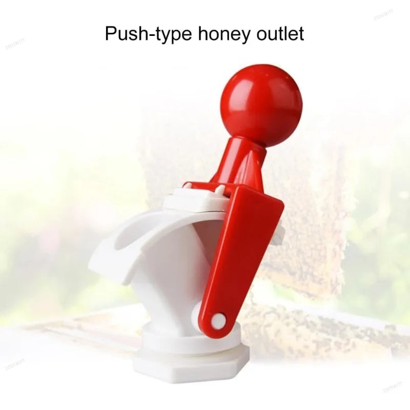 Plastic Honey Gate Tap Honey Extractor Accessory Beekeeping Honey Drain Valve With Screwdriver F - Automotive LED Light