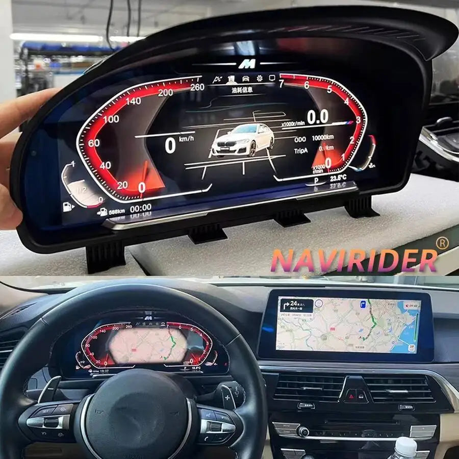 Map Multiple Colorful UI Panel High Definition For BMW 5 6 7series X3 X4 X5 X6 F10 F15 F01