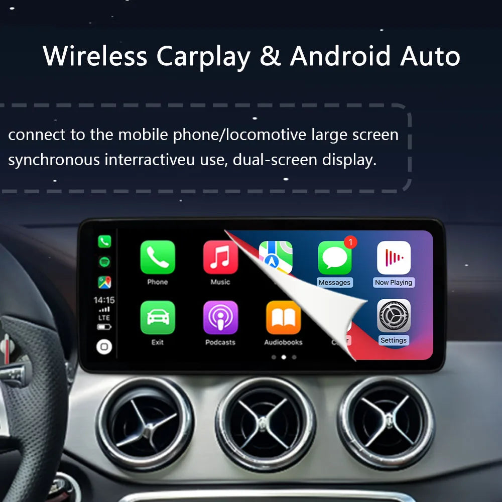 Android 16 NTG4.0/4.5 For Mercedes Benz C Class W204 2007-2010 Carplay Auto Multimedia Pla