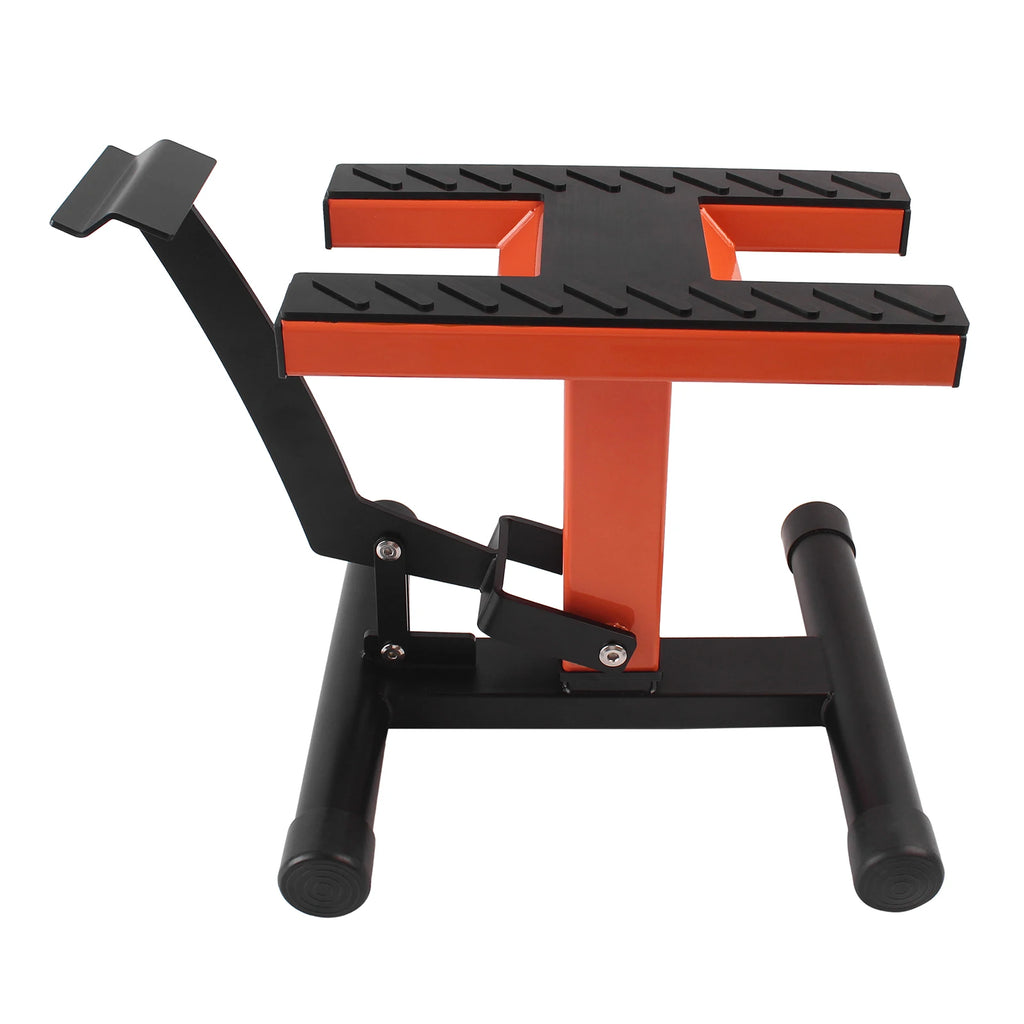 Universal Motorcycle Repair Stand Stool Lift Support Holder for Honda Yamaha KTM Suzuki Kawasaki - Automotive LED Light