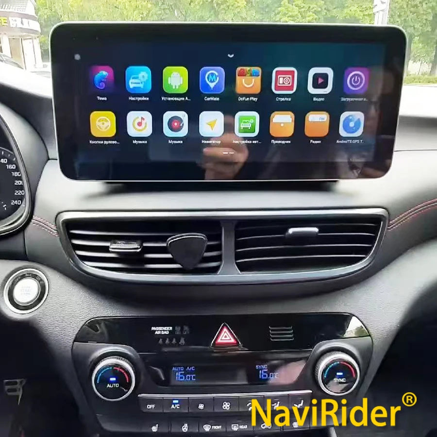 Android 14 Carplay 12.3Inch 1920*720 Qled Screen Car Radio For Hyundai Tucson 2019 2020 St