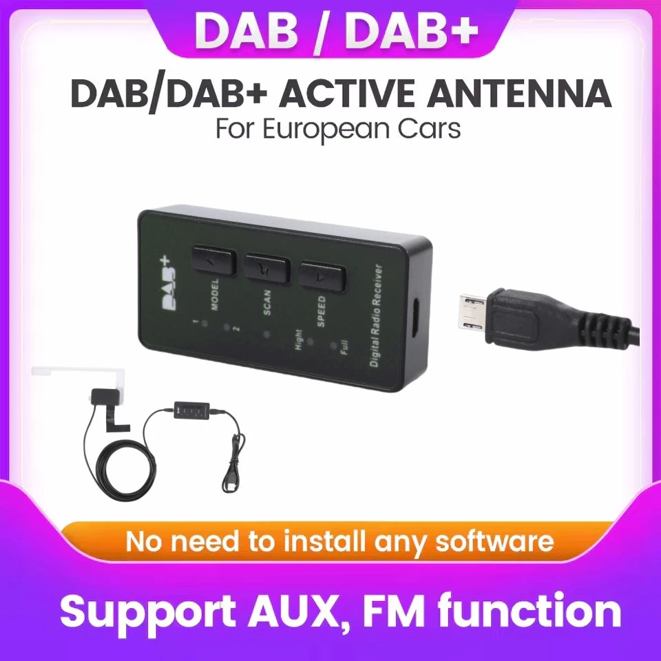 DAB USB Adapter for Audi BMW Benz Volvo Ford Peugeot Citroen DS VW Skoda Honda Toyota Land | AUTOKITSHOP