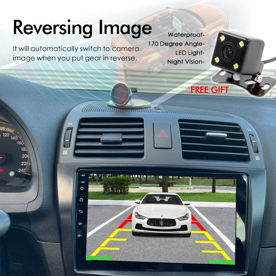 Big Screen AI Voice Android 14 Car Video Player Radio Upgrade for Toyota Avensis 2008 - 20