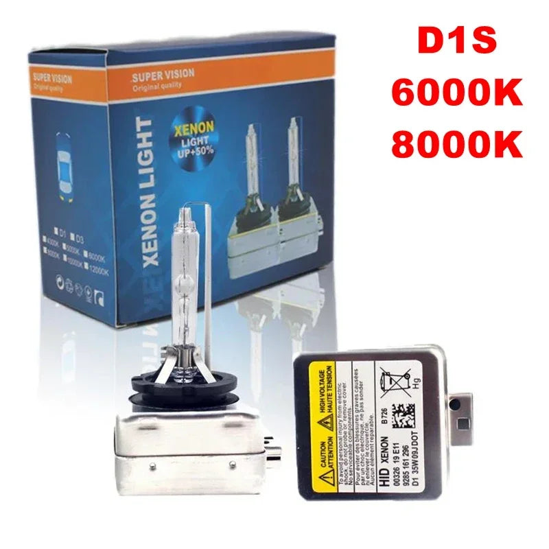 D1S 35W 8000K 6000K XENON BULB OEM ORIGINAL HID LIGHTS LAMPS Xenon Headlight Bulb D1 D1S D