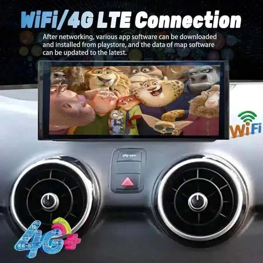 Android 14 Audio Car Radio For Audi A1 2012-2018 LHD RHD Stereo Multimedia Video Player GP