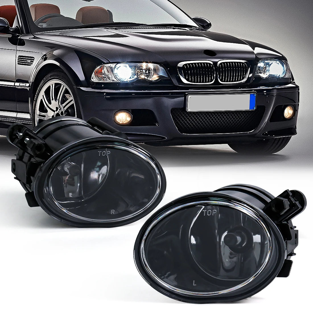 For BMW E39 M5 2001 2002 2003 E46 3 Series M3 2002 2003 2004 2005 2006 Fog Lights Headligh | AUTOKITSHOP