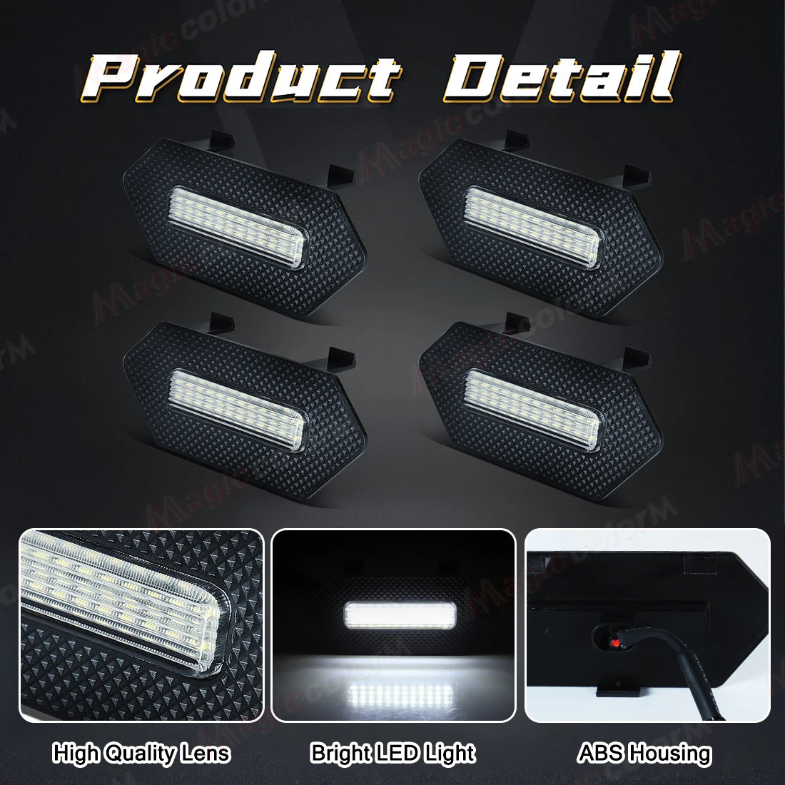 For Toyota 4Runner 4 Runner TRD Pro 2025 Car Grille Lights Front Grill LED DRL White Amber | AUTOKITSHOP
