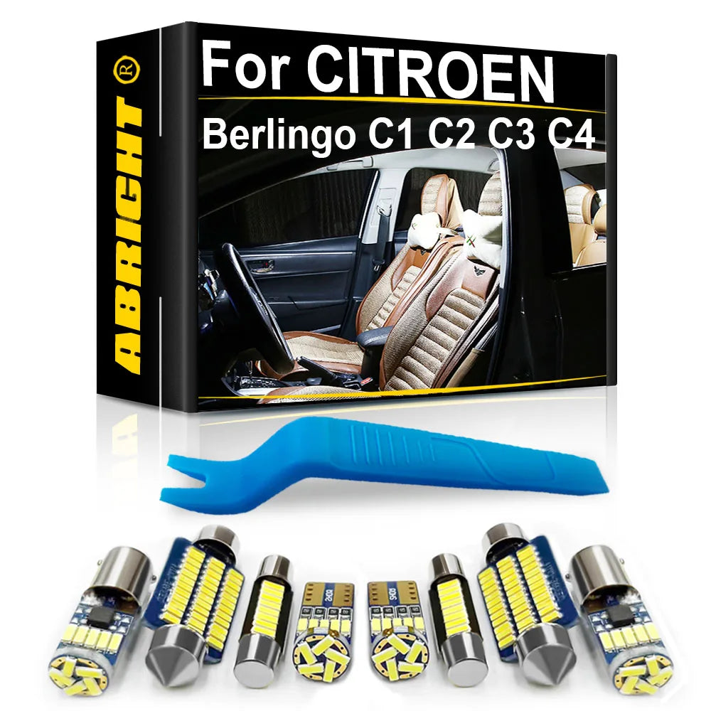LED Interior Light Kit for CITROEN Berlingo C1 C2 C3 C4 Hatchback Picasso Grand Picasso Aircross Cactus Parts Canbus ...