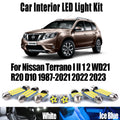 LED Interior Light Kit for Nissan Terrano I II 1 2 WD21 R20 D10 1987- 2022 - Canbus Dome Map Door Trunk Bulbs | AUTOK...