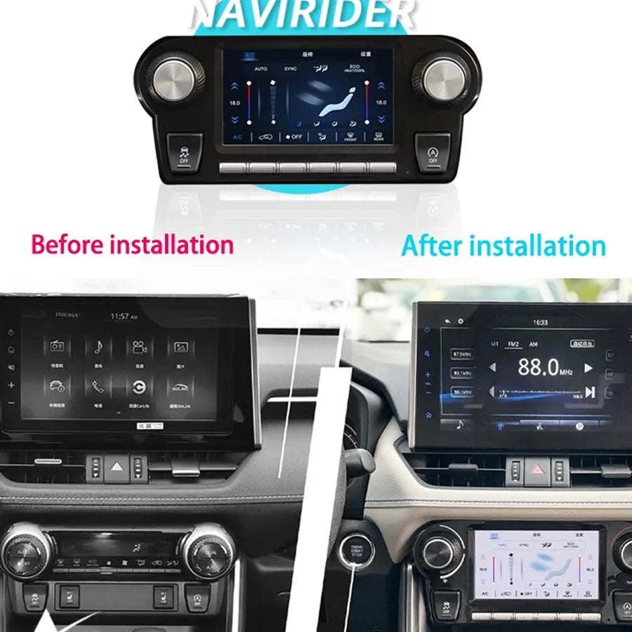 For Toyota Rav4 RAV-4 2018 2020-2024 6.2inch Climate Control LCD AC Panel Display Screen C | AUTOKITSHOP