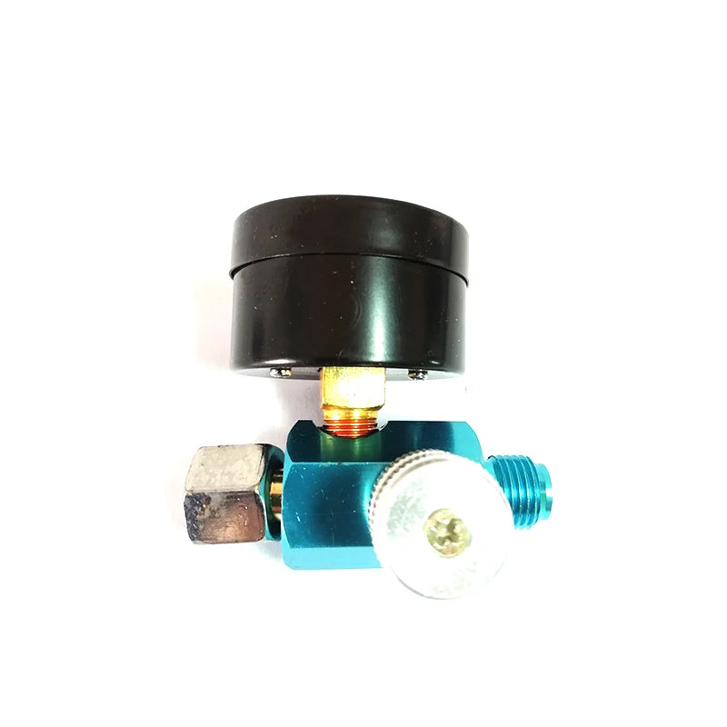 Car Digital Spray Paint Gun Regulator Air Pressure Gauge 1/4inch HVLP Compressor