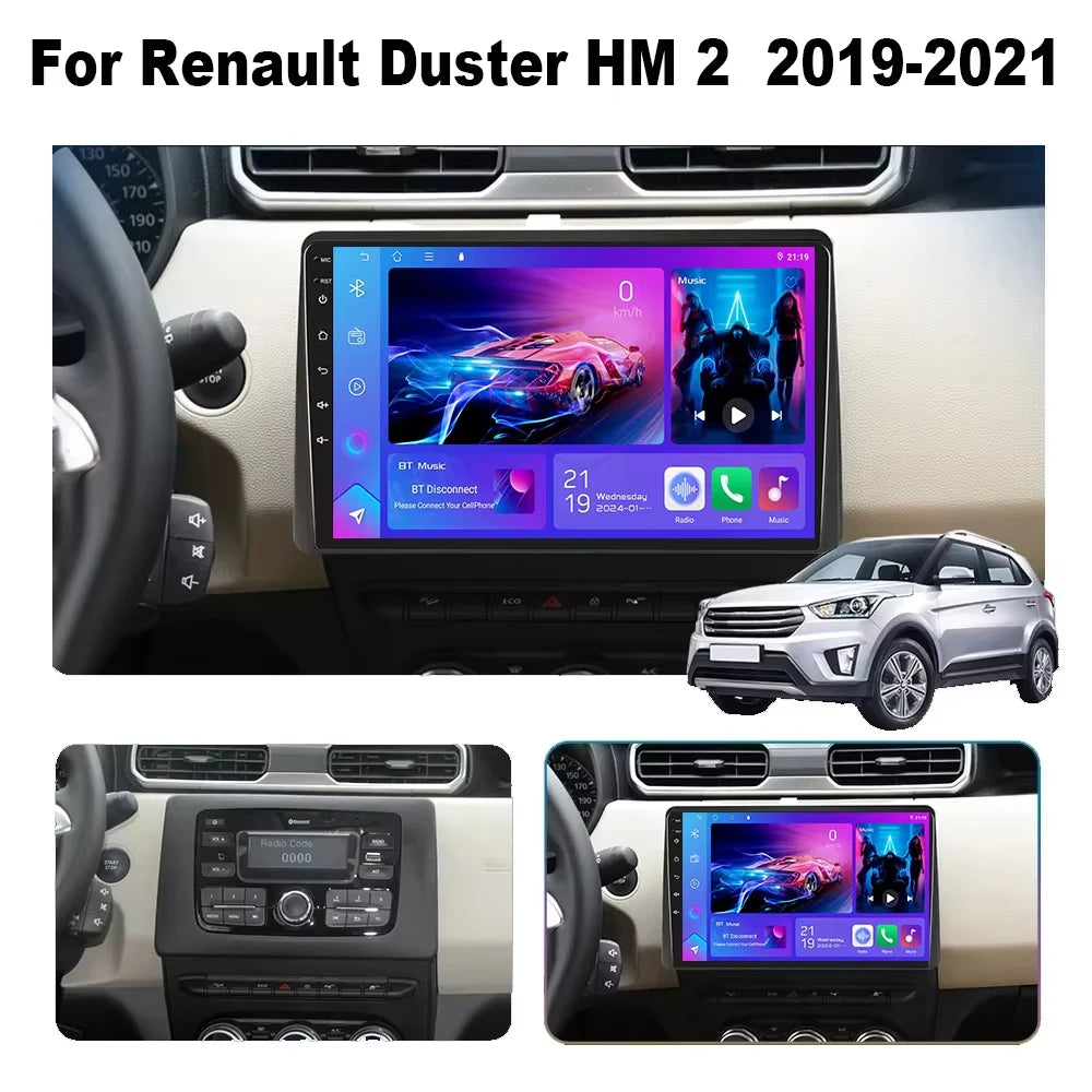 Android 16 For Renault Duster Hm 2 2020 2021 Arkana 2019-2021 Multimedia Video Player Gps  | AUTOKITSHOP
