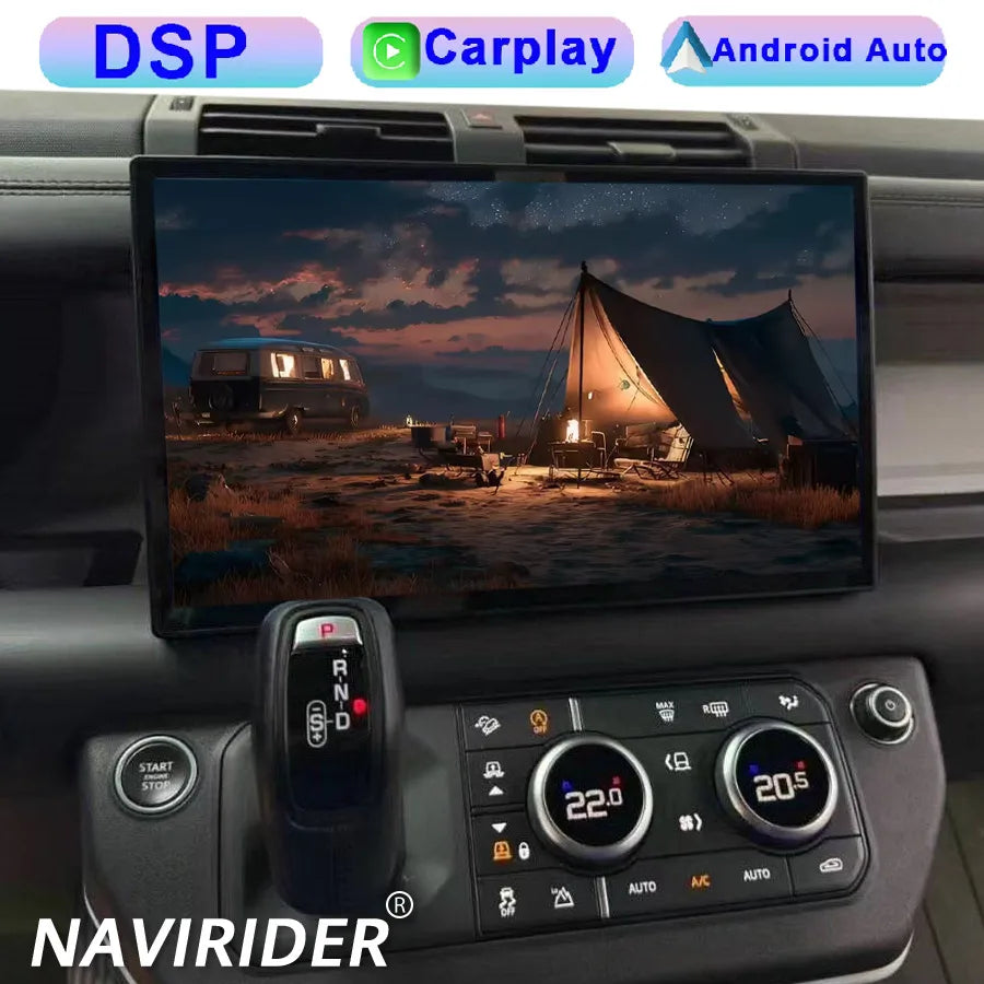 13inch Android 15 Touch Screen Auto Carplay For Land Rover Defender 2018-2024 Car Radio GP | AUTOKITSHOP