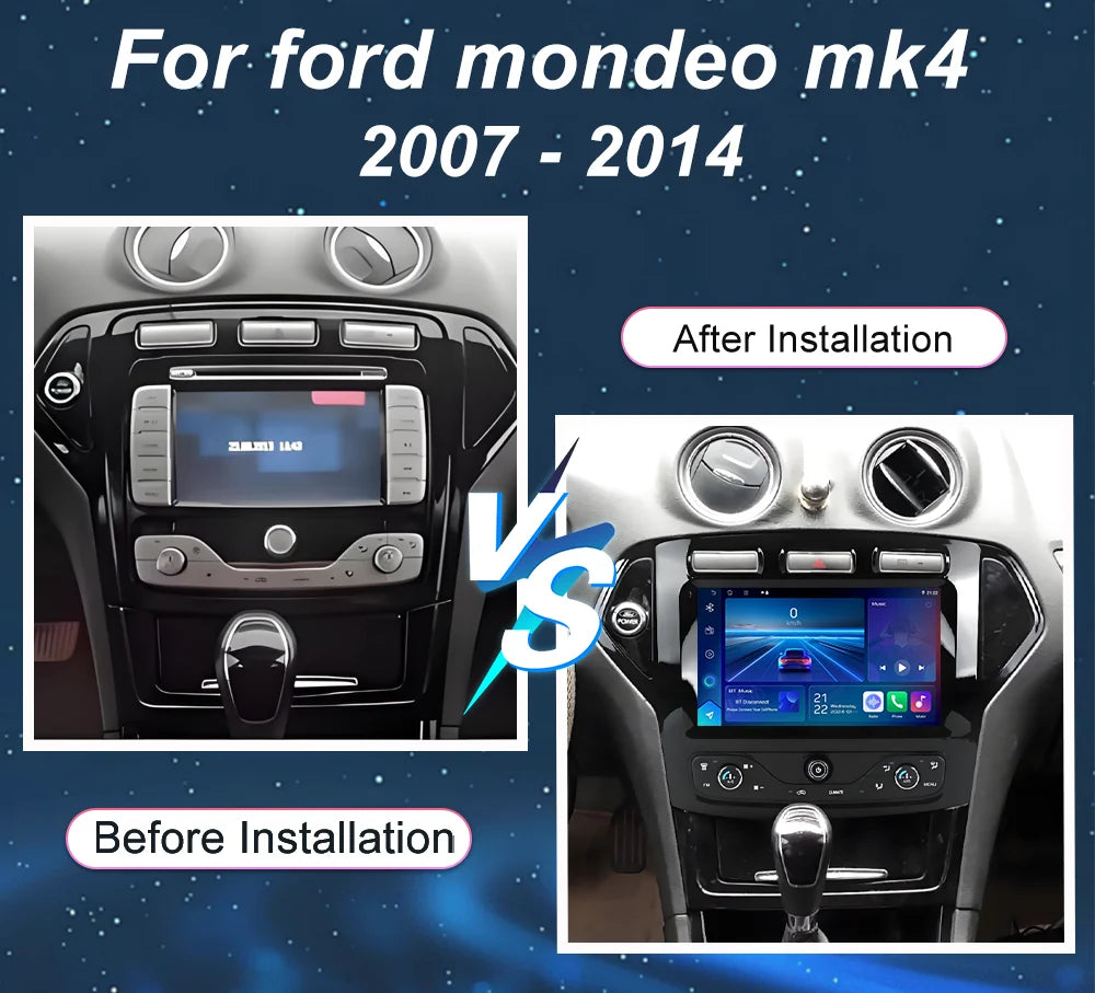 Android 16 Carplay For ford mondeo mk4 2007-2014 Car Radio Multimedia Player Navigation GP