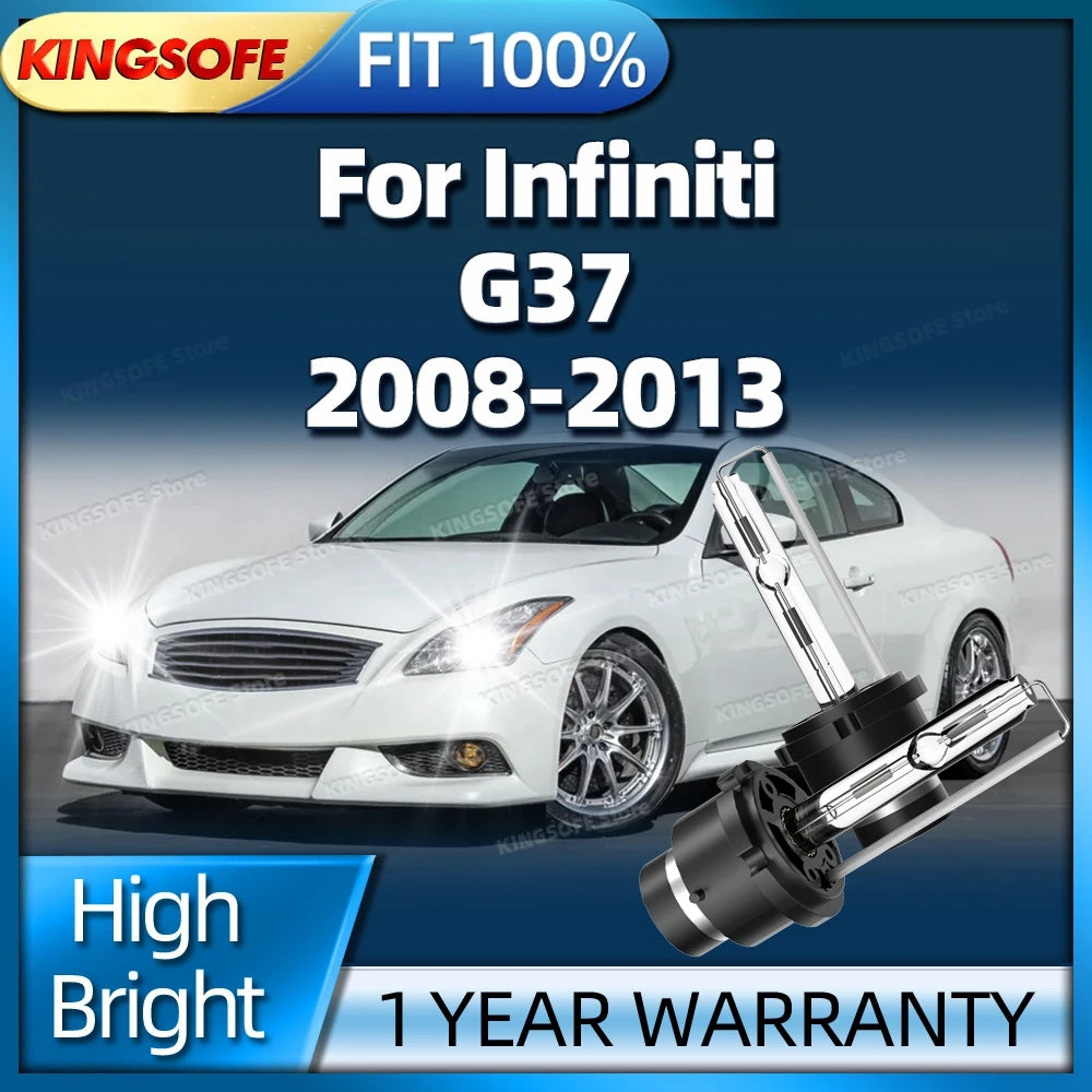 Xenon 35W HID Car Lamp D2S Headlight 6000K Bulbs For Infiniti G37 2008 2009 2010 2011 2012