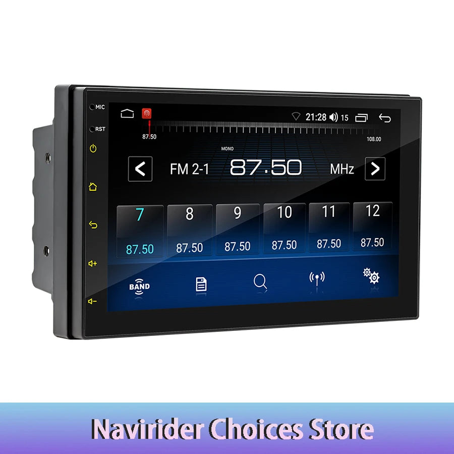 7inch 2Din Stereo GPS Touch Screen Car Radio Stereo Bluetooth Multimedia Universal For App