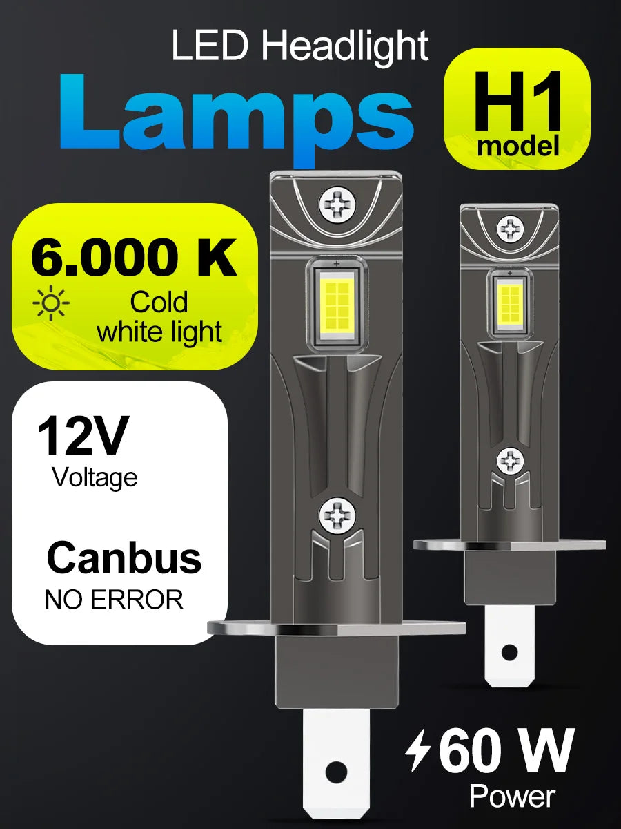 XSTORM H1 LED Headlight Bulb100W 40000LM LED H1 Lights Canbus CSP Auto Diode Fog Lamps Car