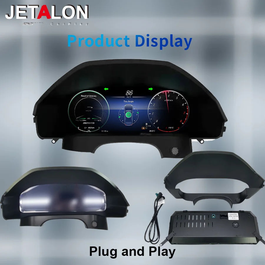 Digital Dashboard For Mercedes Benz E Class W212 2010-2015 NTG4.0 NTG4.5 Dashboard Instrum
