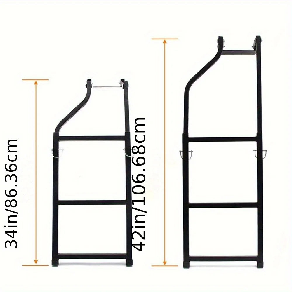 Universal Trucks Tailgate Ladder Foldable, Height Adjustable for Truck Tailgate Ladder/ Universa - Automotive LED Light