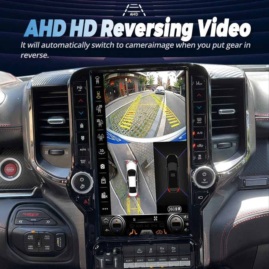 Car Radio For Dodge Ram 2019-2021 Android 13 GPS CarPlay Multimedia Video Player Stereo DS | AUTOKITSHOP