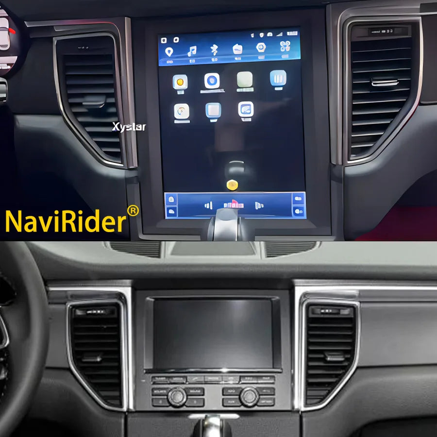 8G+128GB 2din Car GPS Navigation For Porsche Macan 2011-2017 Vertical Screen Android 15 Au | AUTOKITSHOP