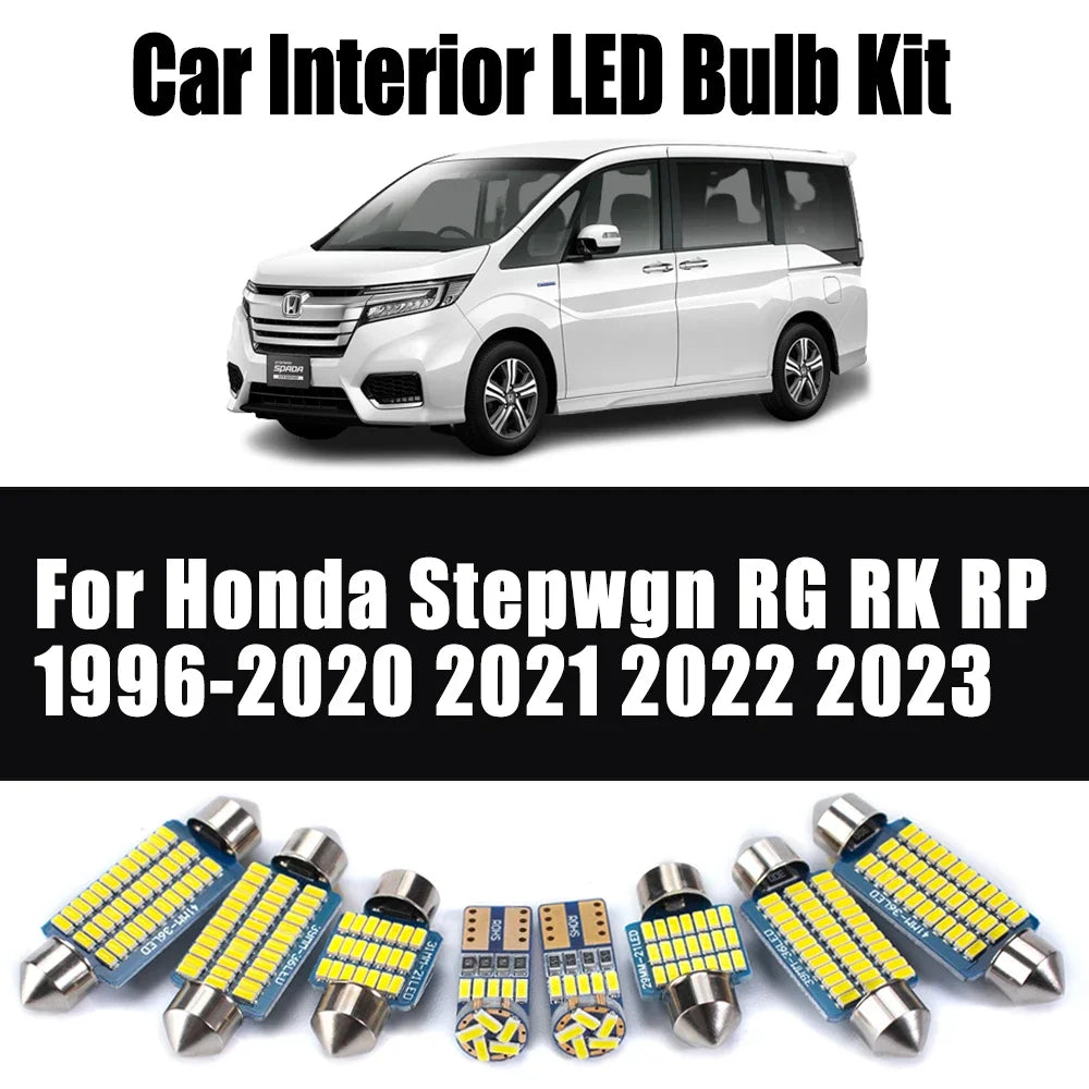 LED Interior Light Kit for Honda Stepwgn RG RK RP 1996- 2021 - Canbus Dome Map Door Trunk Bulbs | AUTOKITSHOP