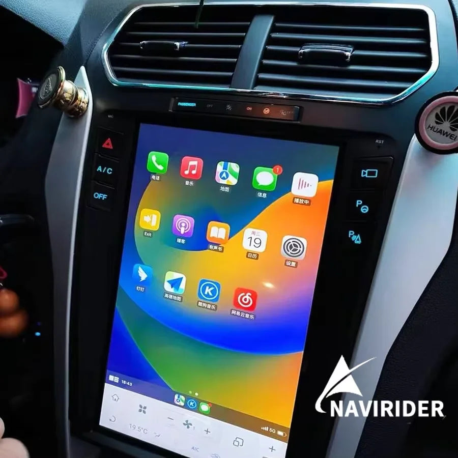 12.1" For Ford Explorer 2011-2019 Android Car GPS Navigation Vertical Screen Stereo Radio  | AUTOKITSHOP