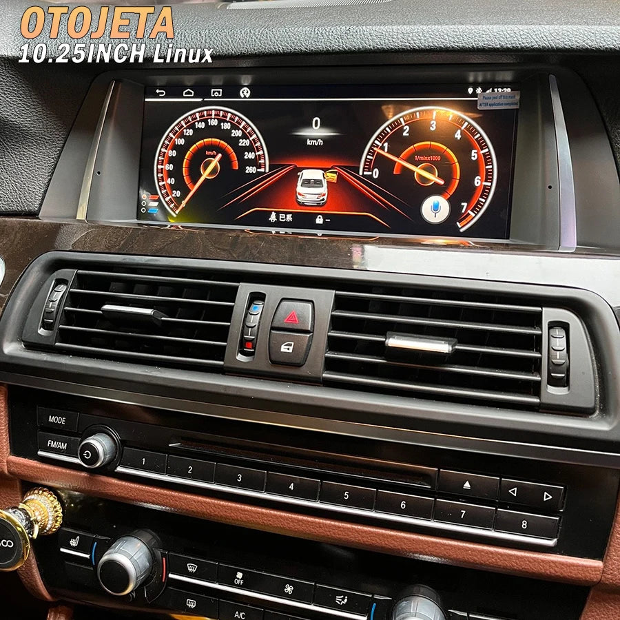 10.25inch Carplay Android Auto Screen For BMW 5 Series F10 F11 F18 2011-2017 Car Video Vi