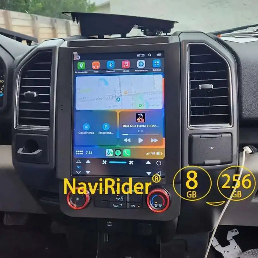 12.1inch Video Player Touch Screen For Ford F150 2015-2021 Car Radio Android 15 Auto GPS N | AUTOKITSHOP