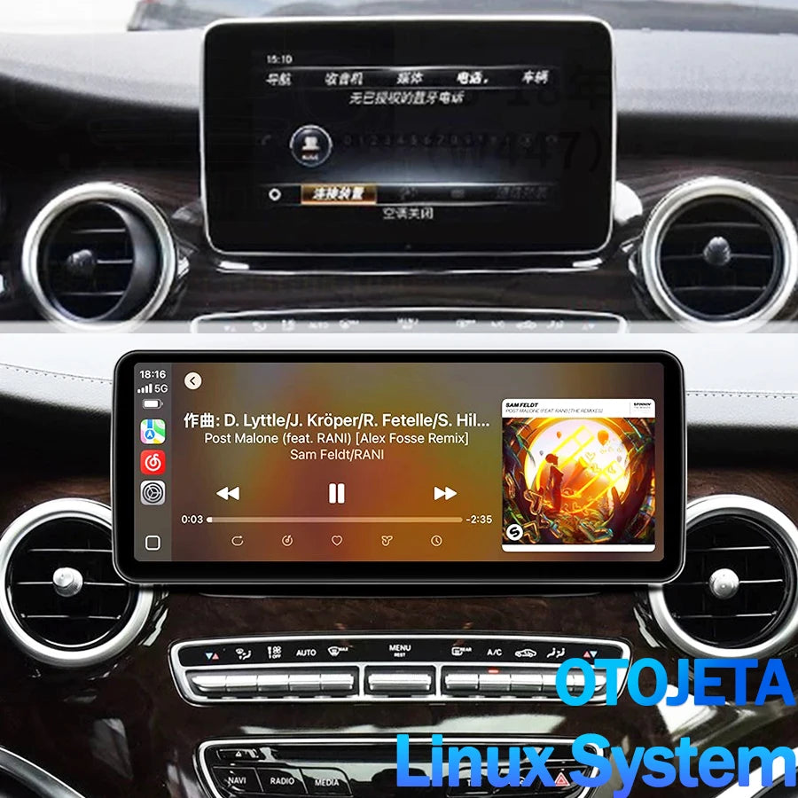 12.8inch For Benz V Class 5.0 V260 V250 W447 2015 - 2018 NTG 5.0 LHD RHD Linux System Car  | AUTOKITSHOP