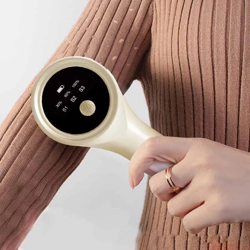Electric Lint Remover 3rd Gear Rechargable Cloth Fabric Shaver Fluff Pellet Remove Machine Sweat - Automotive LED Light