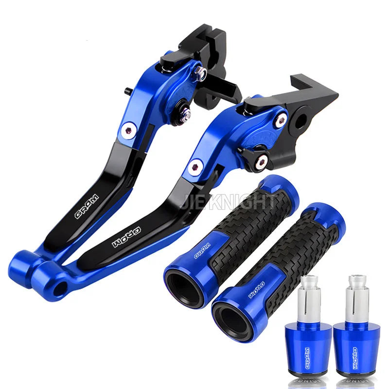 For MSX125 GROM MSX 125 2013-2023 Motorcycle Extendable Brake Clutch Levers Handlebar Handle Gri - Automotive LED Light