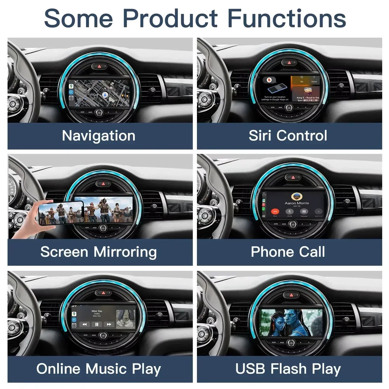 Wireless Carplay Android Auto For BMW Mini NBT CIC R55 R56 R57 R58 R59 R60 R61 Carplay Int | AUTOKITSHOP