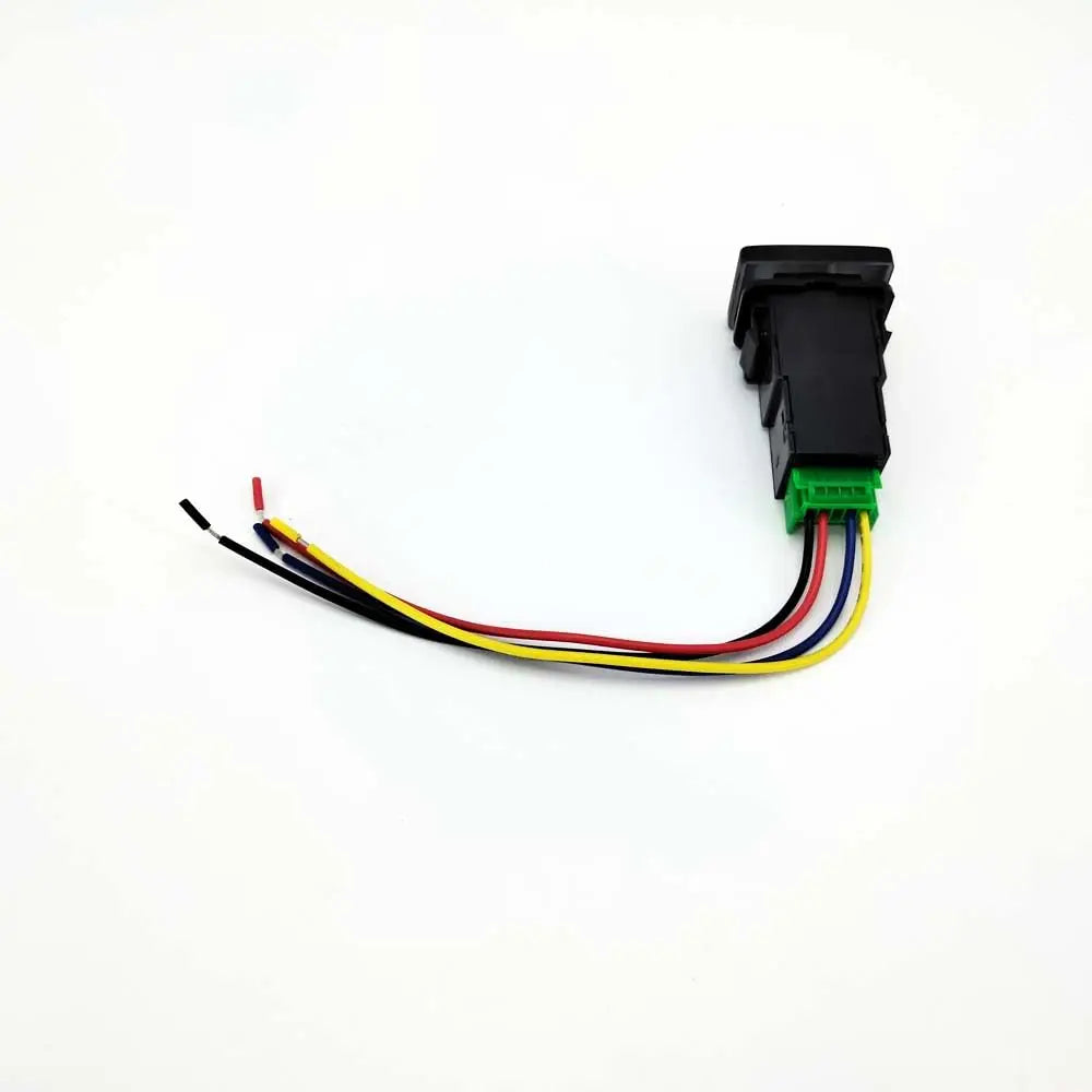 Fog Push Button Switch w/ Amber LED Background Indicator Lights OEM For Toyota