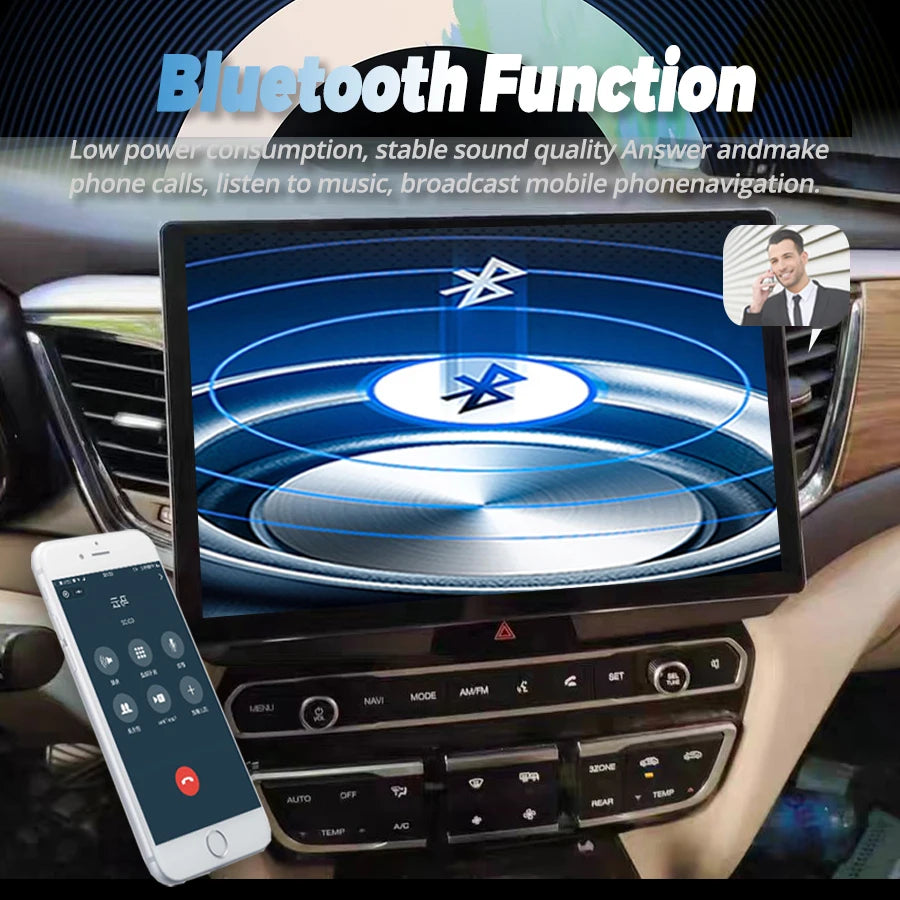 13.3inch Android 14 Carplay Auto For GAC Trumpchi GS7 GS2017-2019 Multimedia Navigation GP