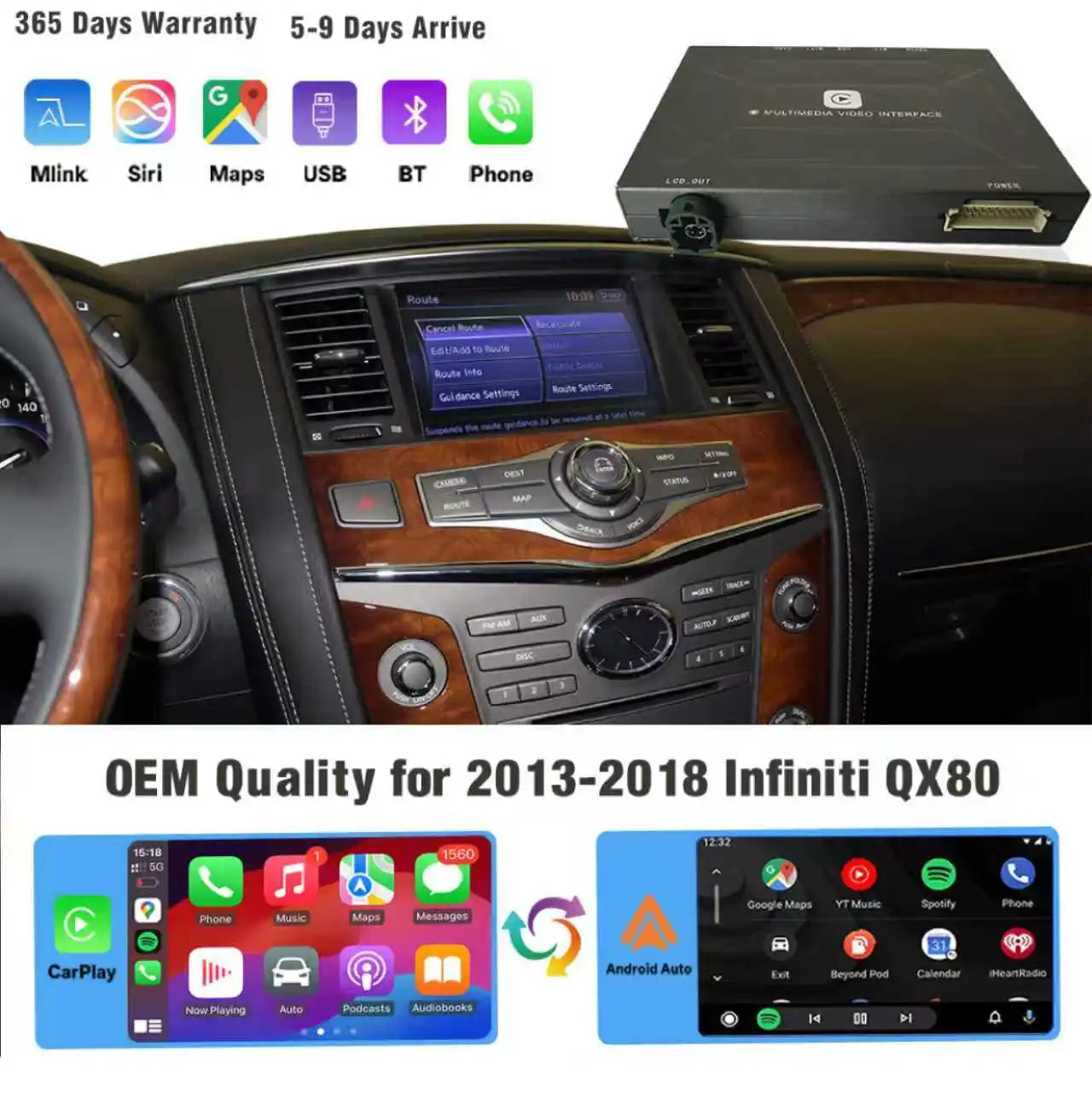 RGB - Ambient Light - for Infiniti QX80 2013-2018 - Car Interior Lighting
