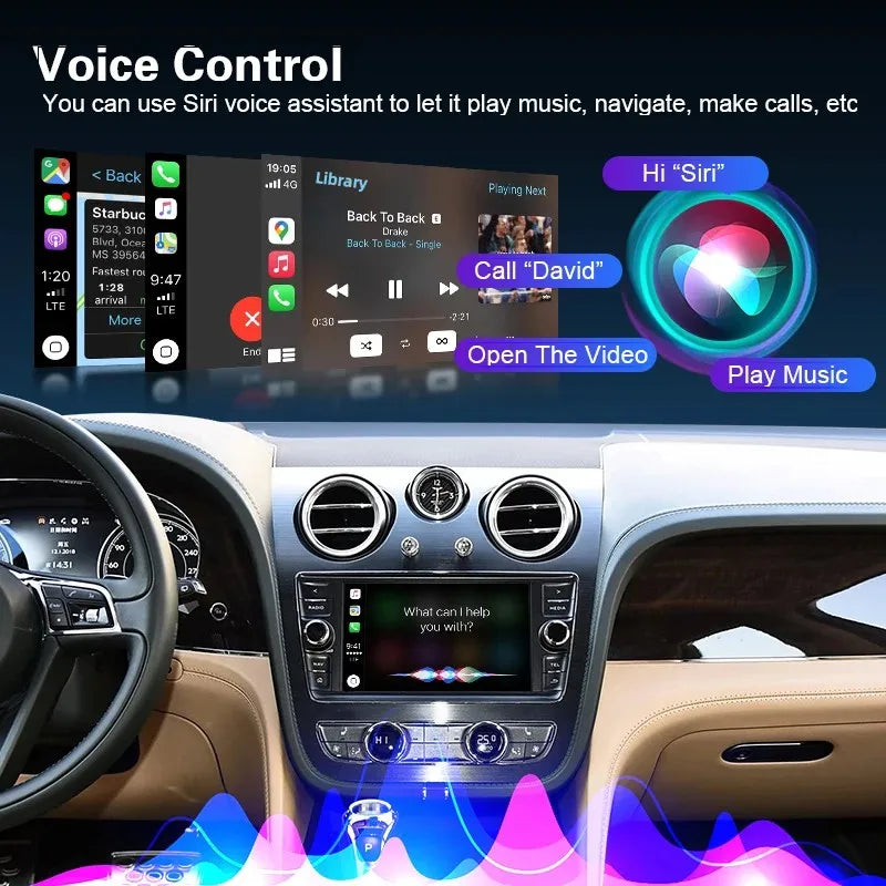 OEM Screen Upgrade Wireless CarPlay and Android Auto Smart Module for Bentley Bentayga 201