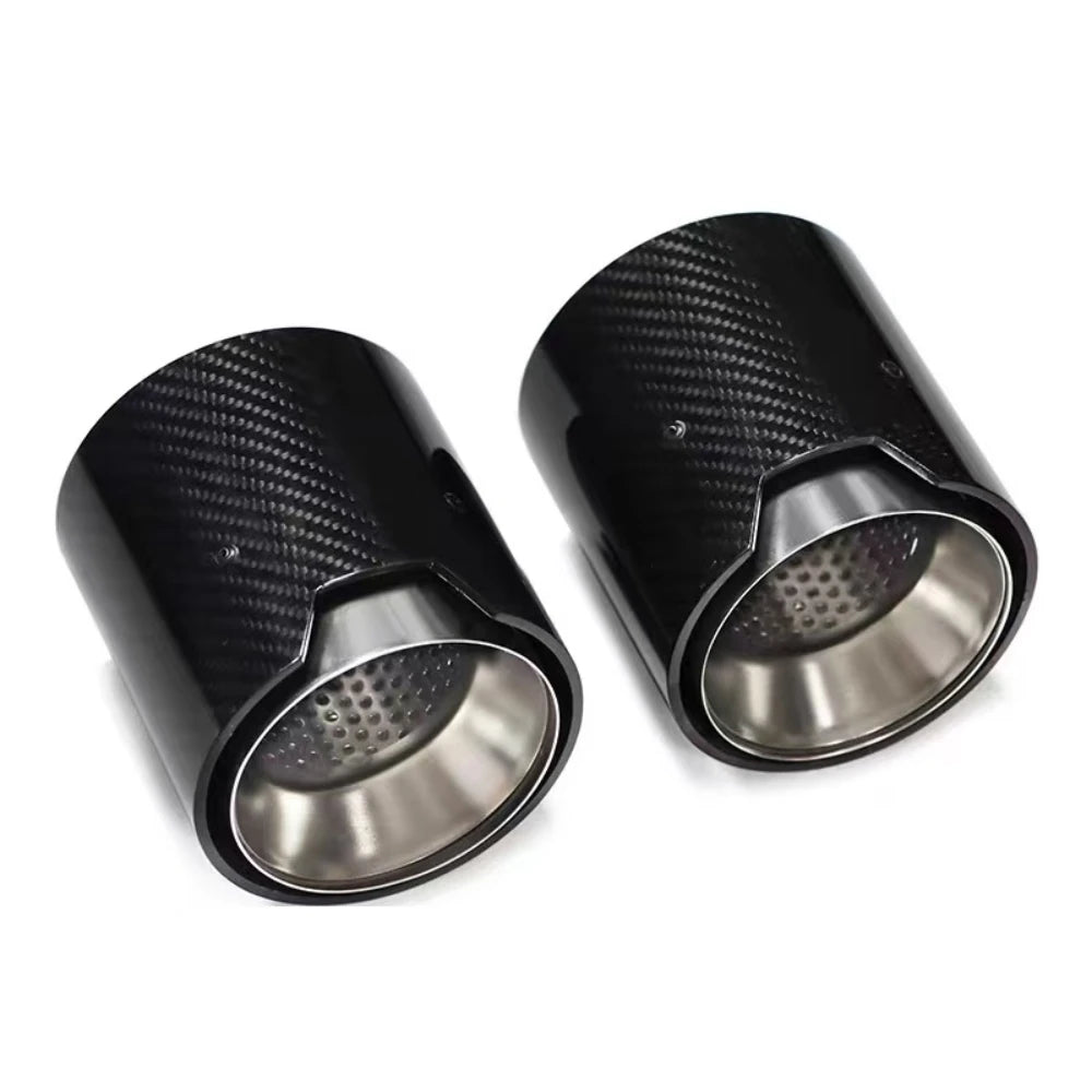 2pcs Car Exhaust Tip For BMW 2 Series F22 F23 M235i M240i F20 F21 M135i M140i F3 for BMW F23 F22 F21 - Automotive LED Li