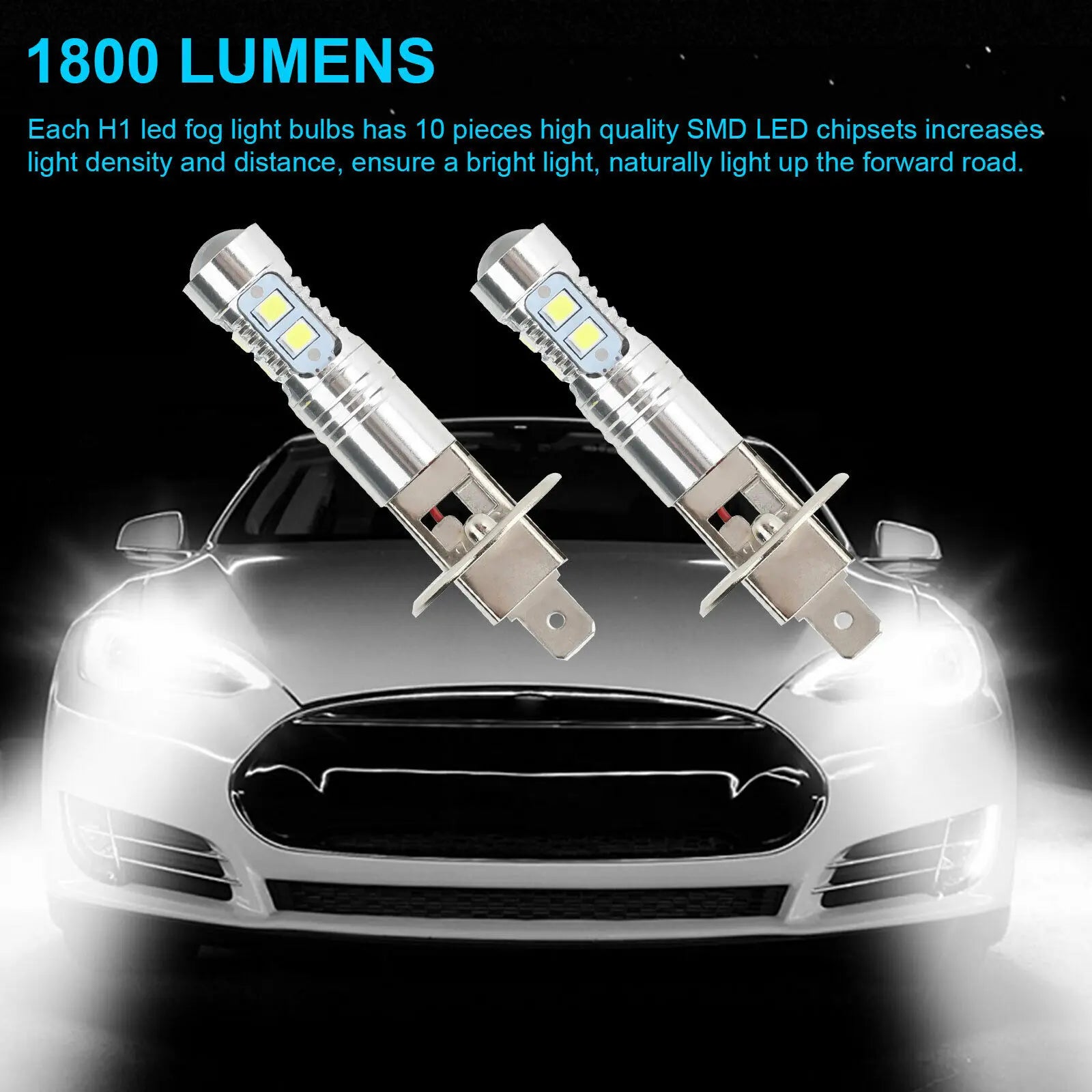 H1 H3 Led Bulb Super Bright 16000LM 880 881 Led Lights Car Fog Light Auto Driving Running