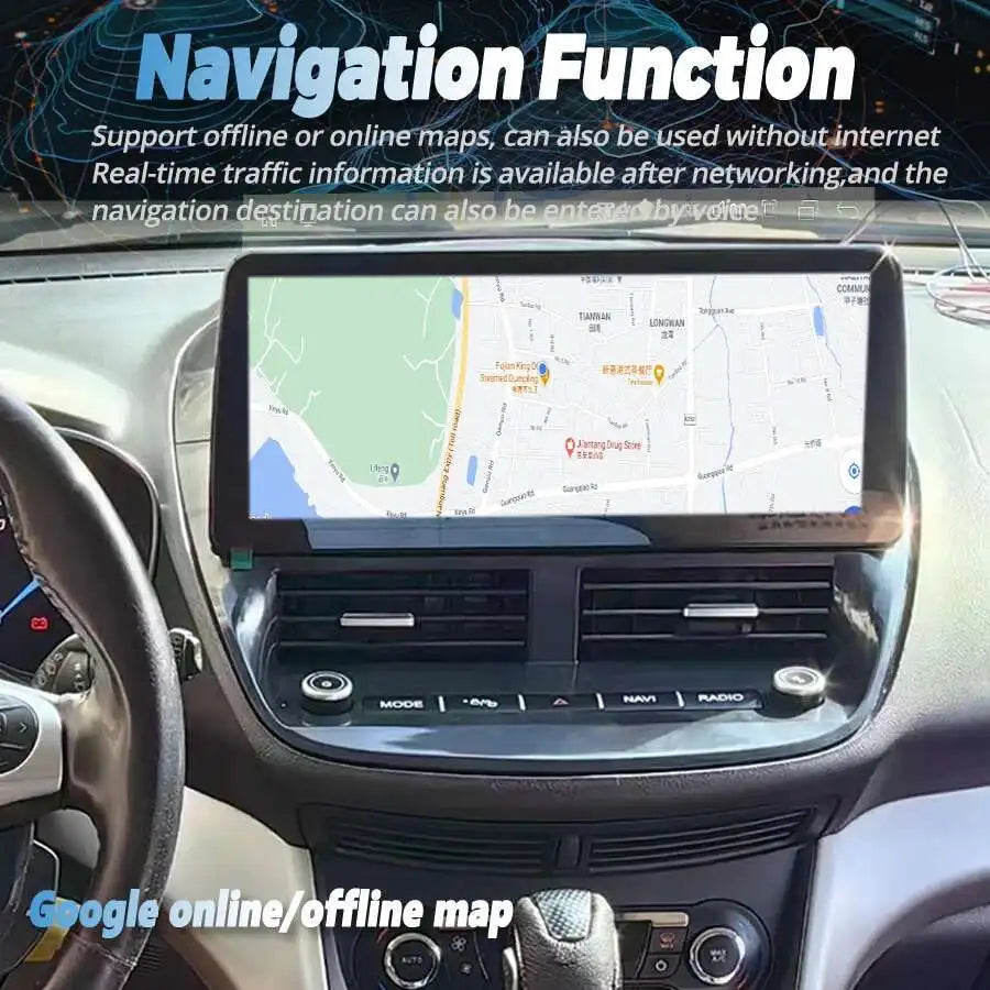 12.3inch Qled Screen Car Radio For Ford Kuga C-Max c max Escape 2012-2019 Android Multimed