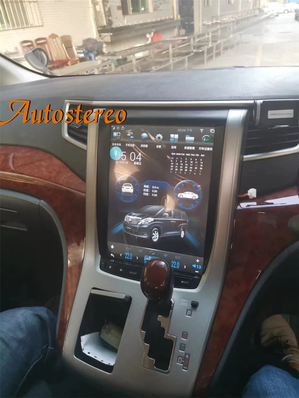 Carplay Snapdragon Android 13 Tesla Style For Toyota Vellfire For Toyota Alphard 20 Car GP