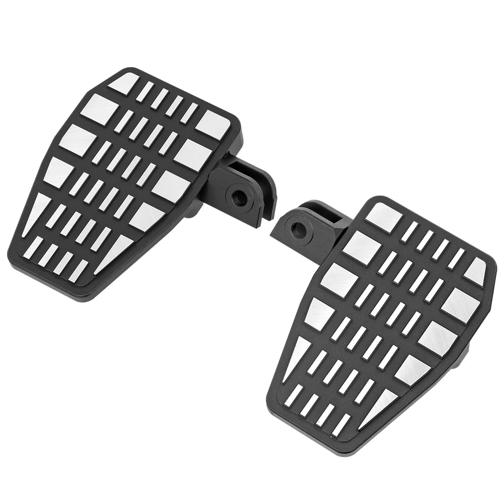 Motorcycle CNC Aluminum Front Footrests Foot Pegs Wide Pedals For Honda Rebel 11 for Honda 2021-2023 - Automotive LED Li
